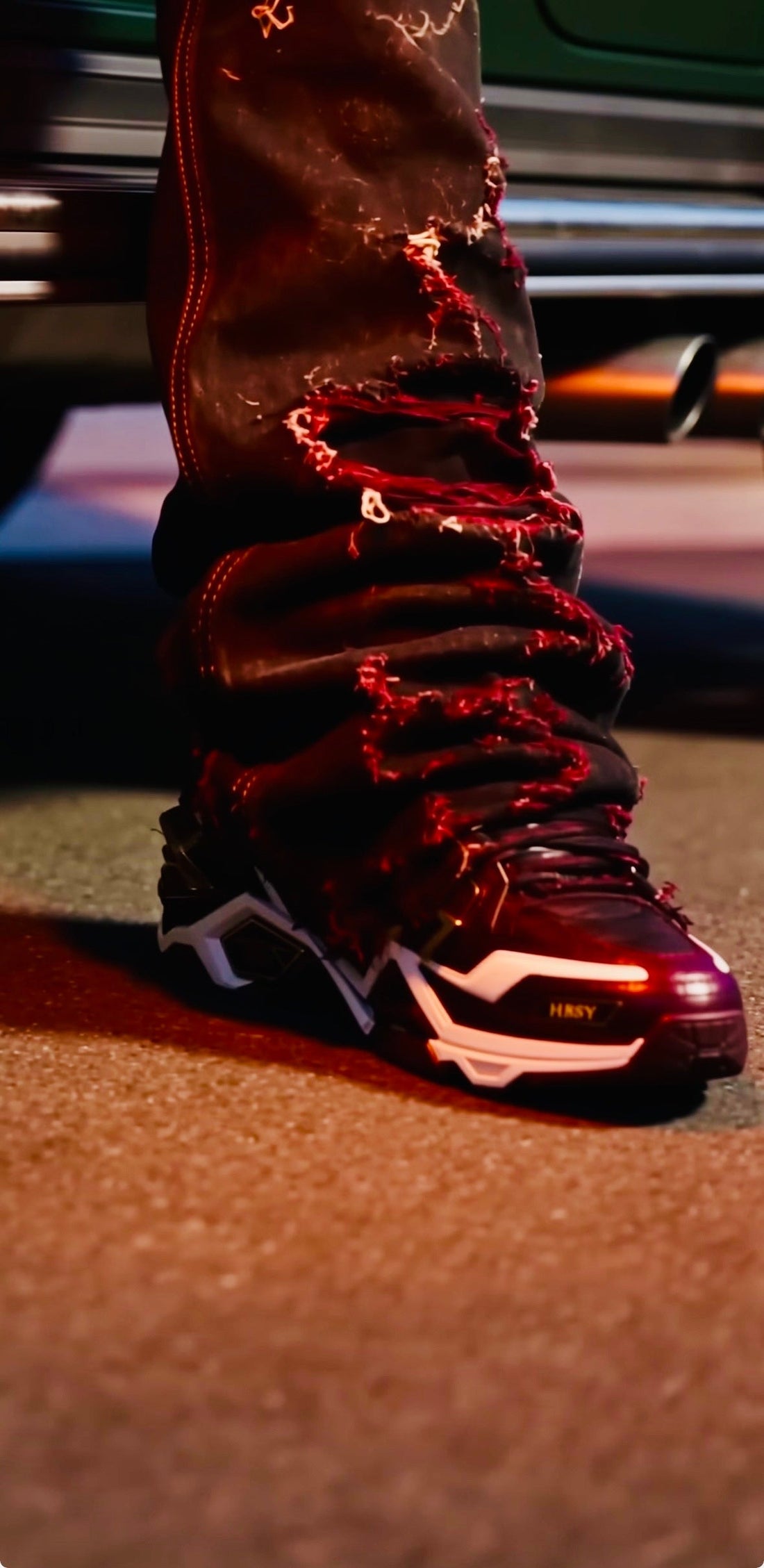 Stacked distressed Reconstructed Society denim over footwear — VOL 2 craft report