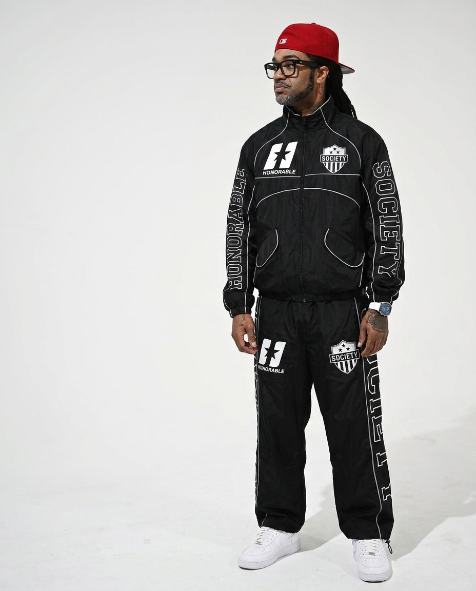 HSC Nylon Tracksuit — the piece Spaceboy Apparel co-signed
